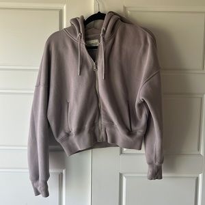 Abercrombie & Fitch crop zip-up